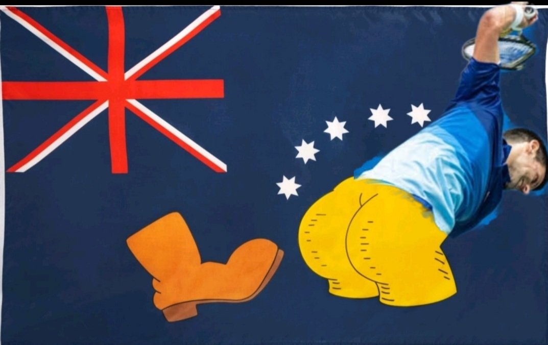 FlipperSaurus's tweet photo. The Simpsons were right in predicting another world event! #DjokovicOut https://t.co/r4Ea9gYJgP