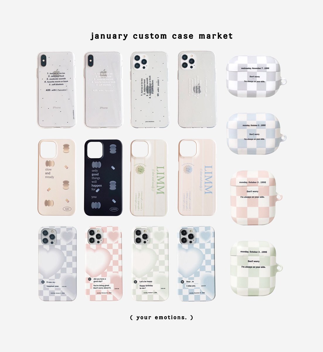 youremotions_'s tweet photo. 🏁
your emotions.
custom case market
1. 15 ~ 16

🔗 https://t.co/GltwKQlIqD

RT 알티추첨 원하시는 커스텀케이스를 보내드립니다. https://t.co/dXrSGLm3sC