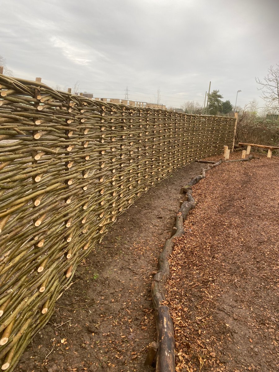 ArtisanStructur's tweet photo. We have just completed this outdoor classroom, canvass forest school structure, rustic furniture and willow fence construction at @gretton_school in Cambridge. It was great to collaborate with @WWood_Foxcotte The next phase involves building planters and sewing wildflower seeds. https://t.co/Hj6W8IoaSe