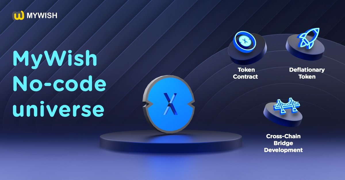mywishplatform's tweet photo. ✨ Explore #MyWish no-code solutions for 
@XinFin_Official
 
🚀 Create and manage your crypto assets at https://t.co/g61LReaWyw

#NoCode #XinFin https://t.co/0uXAnAUzSc