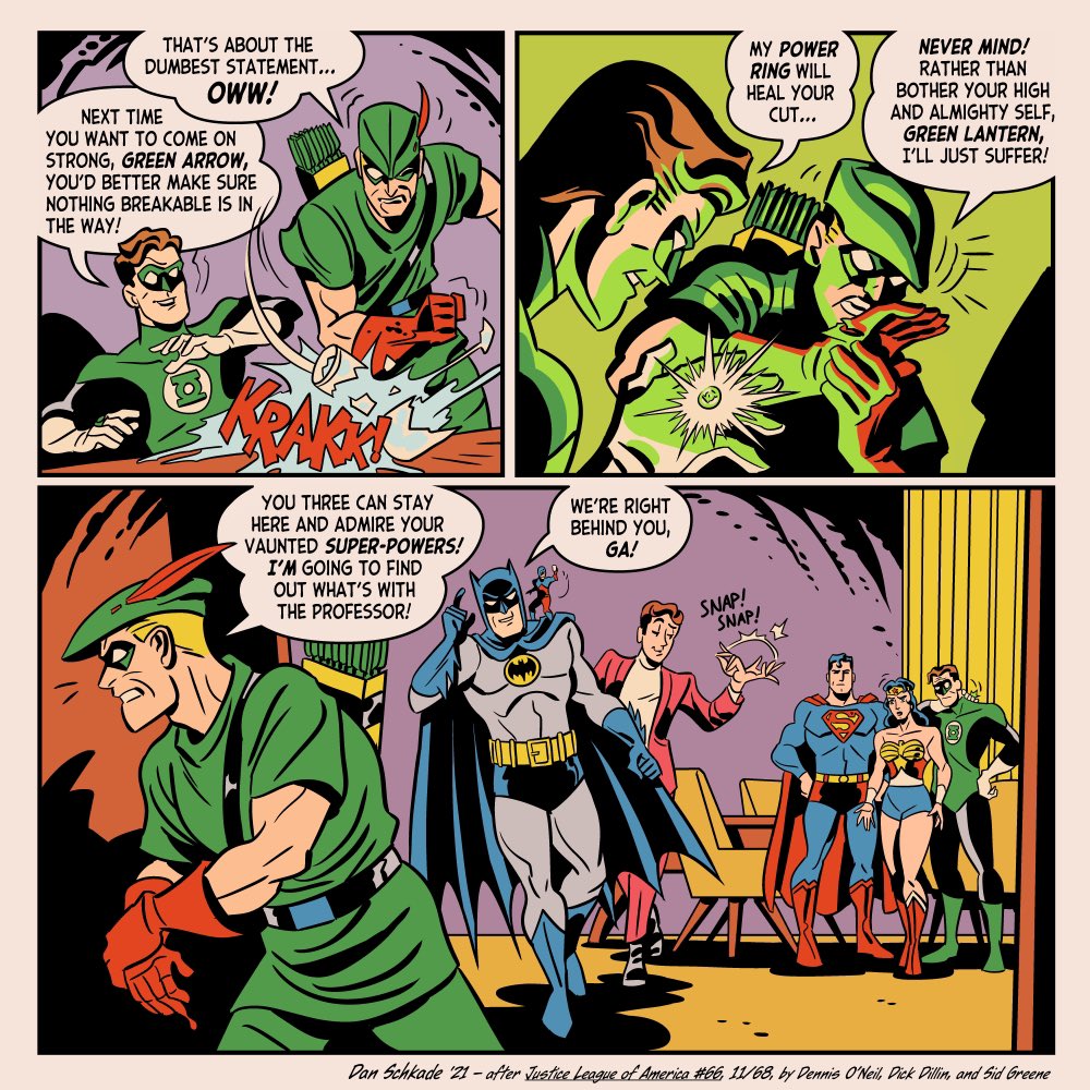 The birth of Denny O'Neil's loud, leftie, and kind of dumb Oliver Queen - the best Oliver Queen (2/2) 