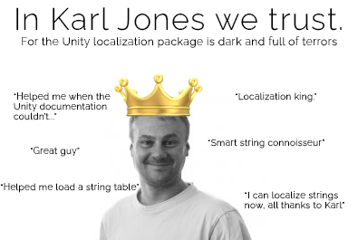 KingpinKeys's tweet photo. @KarlJamesJones I've recently been using the Unity Localization package and i'd like to extend my gratitude to you with a Karl Jones mural I created during developpment. Your forum posts helped me when no one else could.. #localizationking https://t.co/vSmbbNMVDC