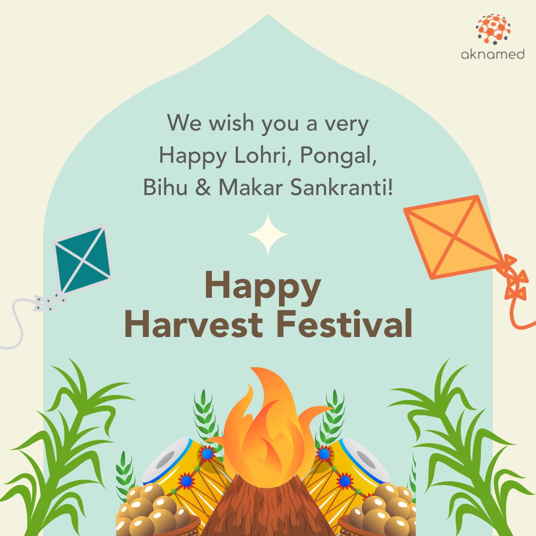 Aknamed_IN's tweet photo. One festival, many names, united by the zest to celebrate renewed hope &amp; new beginnings in this harvest festival!

#Aknamed wishes you a very Happy Lohri, Pongal,Bihu &amp; Makar Sankranti!

#HappyMakarSankranti #HappyLohri #HappyPongal #teamaknamed https://t.co/EXXBJI5fLZ