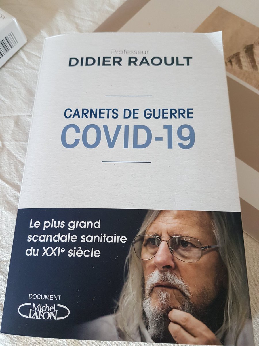 Vital56663475's tweet photo. @raoult_didier Je l'ai acheté mais pas encore lu ! https://t.co/dOmOpf2htC