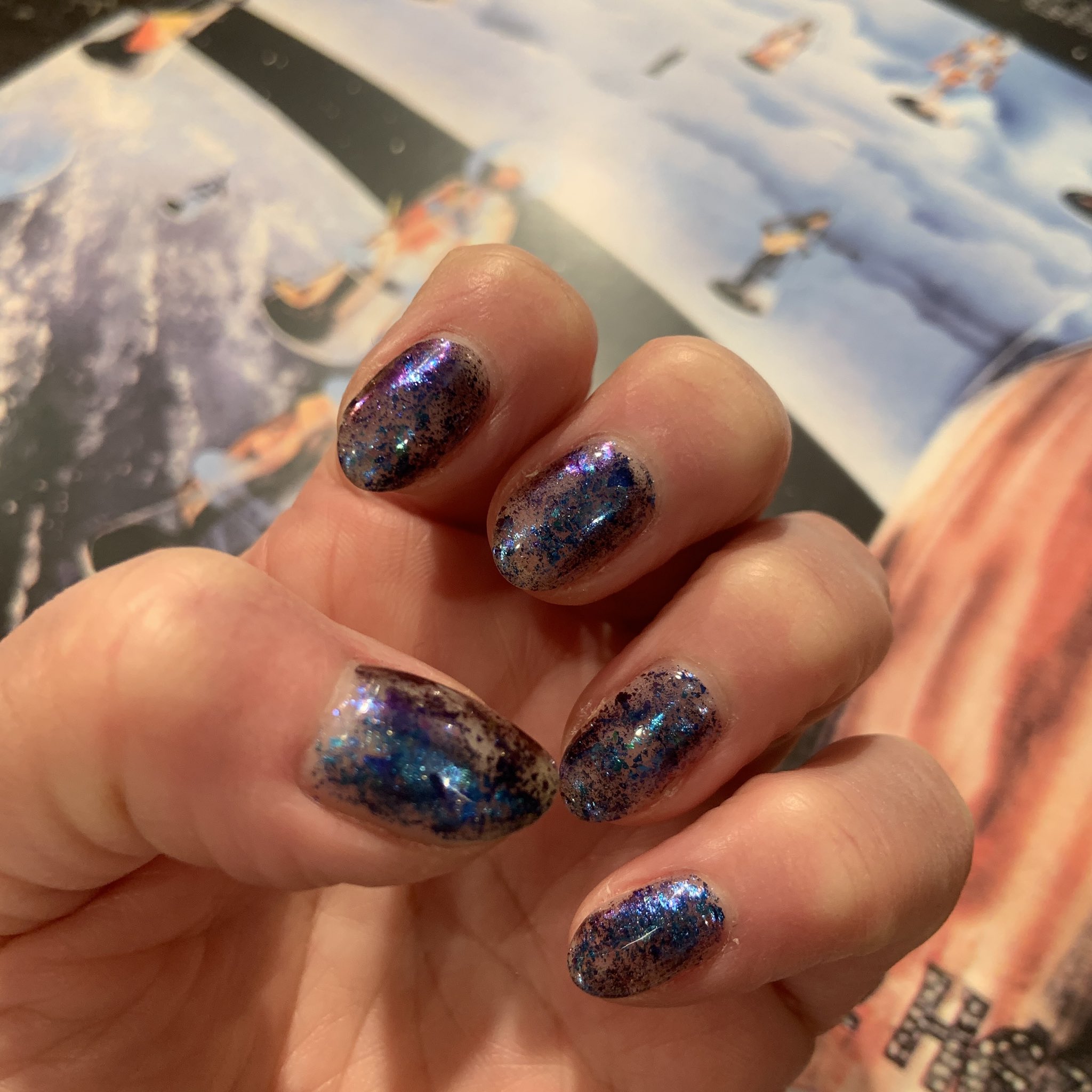 Sorc ネイル付替えました コロナ以降手の込んだアレンジはできないのですが 一色でも十分ロックネイル感が出ているような ちょっとヴァンダーグラフ風です Violette0303 さん いつもありがとうございます T Co Lqjxotwydt