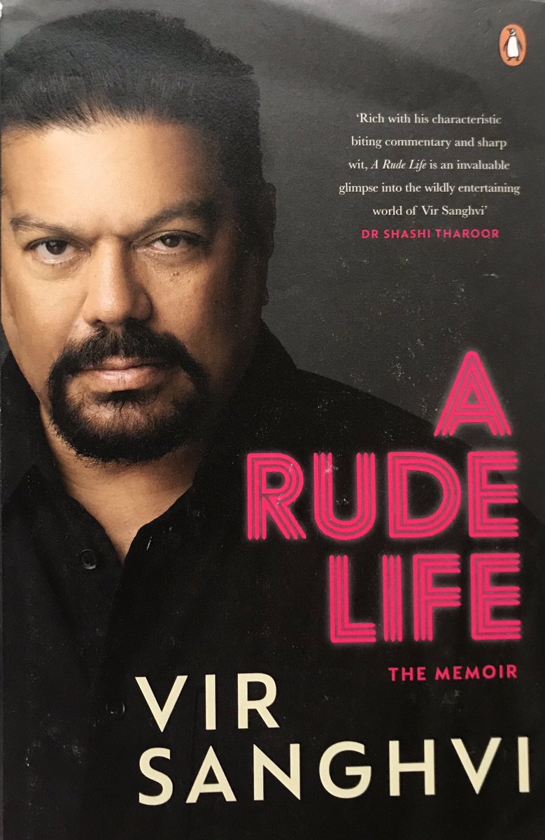 philbinu's tweet photo. This is an informal Indian history book of our times. #RudeLife by @virsanghvi is a #mustread 👌#books #India https://t.co/PGccYO3D6F