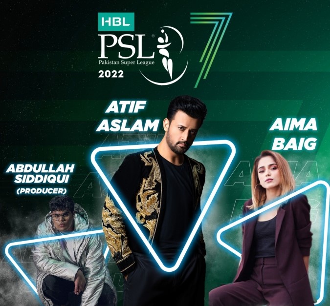 tabishaliabbas1's tweet photo. The Breakingnews: Atif Aslam and Aima Baig to sing HBL PSL 2022 anthem.
#PSLAnthem #AimaBaig #abdullahsiddiqui https://t.co/dYTVfE9JTf