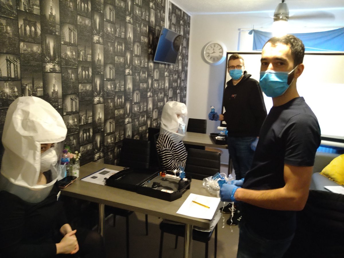 After a busy week face fit training and portacount testing. A small early job this morning and now the dreaded admin.