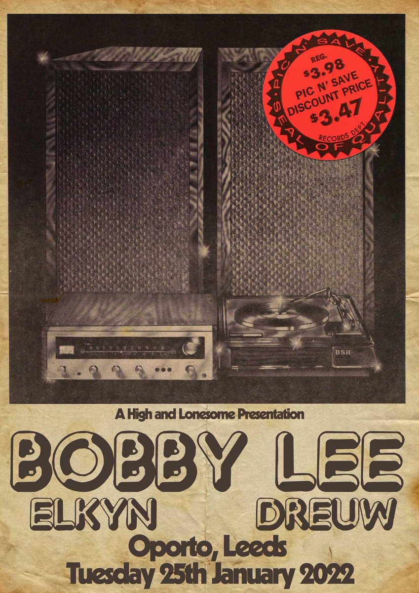 Our rescheduled Leeds show <a href="/Oportobar/">Oporto</a> <a href="/HighandLonesome/">High & Lonesome</a> is coming up fast! Original tickets still valid.