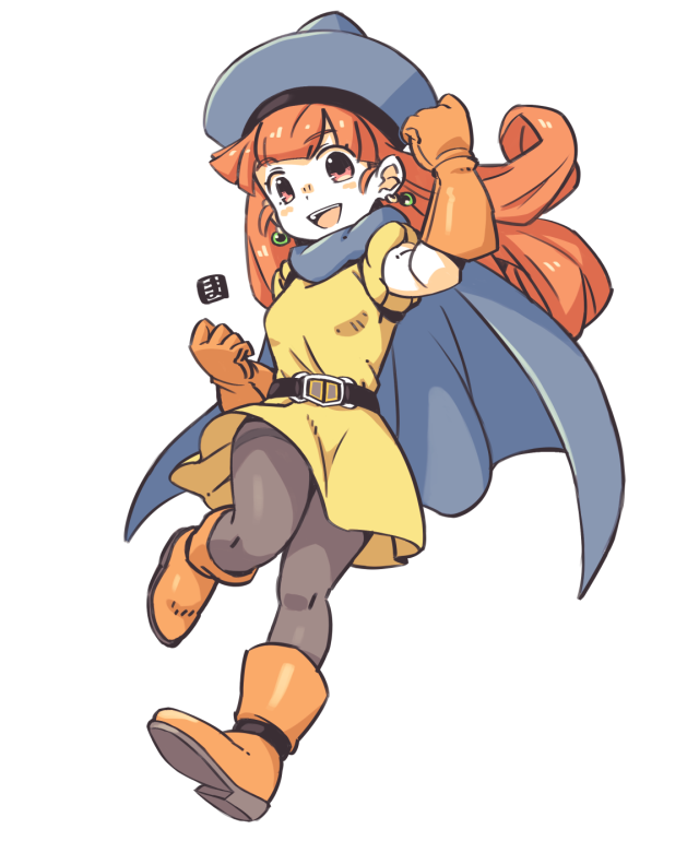 アリーナ(DQ4) 「こういうふわっとしたポーズならそんなに悩まずに描けるけど、ガチ戦闘の構えになると」|廻のイラスト