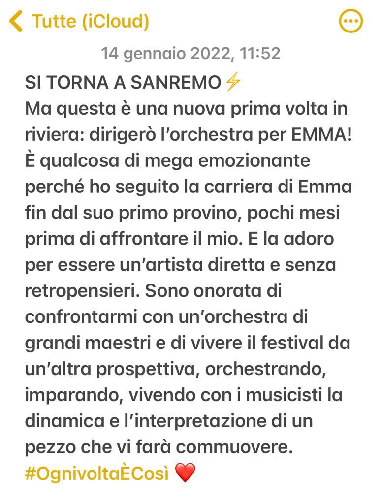 ❤️ @MarroneEmma #Sanremo2022