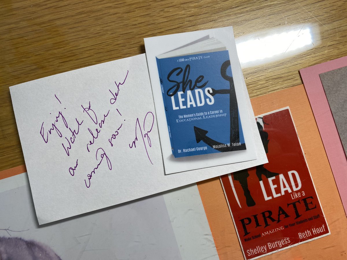 Thank you, @MajaliseTolan & @DrRachaelGeorge! Can’t wait for it!  “She Leads: The Women’s Guide to a Career in Educational Leadership” coming soon #SheLeadsK12 @dbc_inc #llap #princhat #edugladiators #pd4uandme