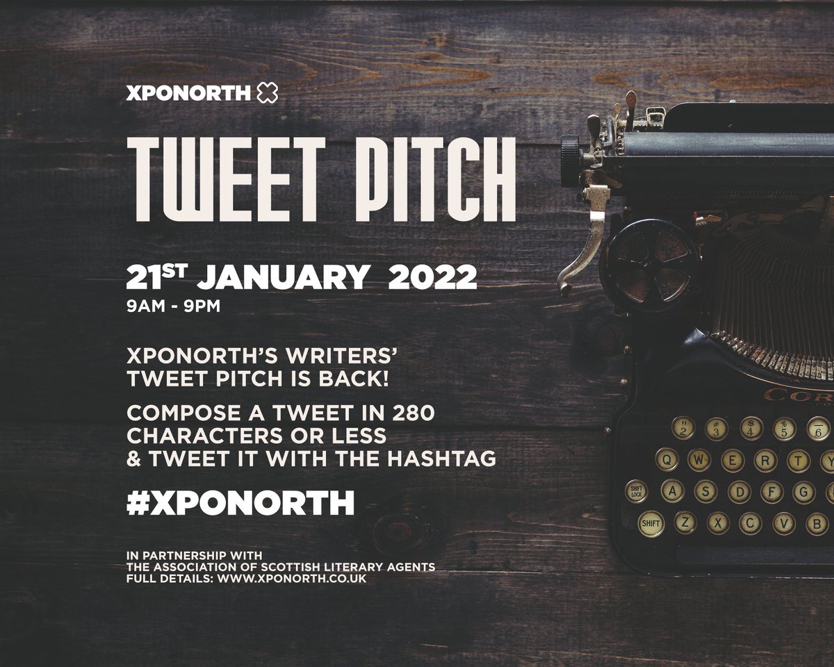 Scottish writers - now's your chance! We can't wait to read your book pitches tomorrow 9am-9pm. 