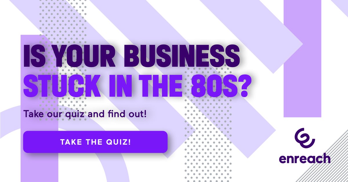 LtdPace's tweet photo. Is your business still relying on 80s technology such as ISDN phone lines? Take the @enreachuk quiz today to find out if your business is stuck in the past: https://t.co/GUH34BXWoG #quiz #workplace #telecoms https://t.co/0tKWpilNwK