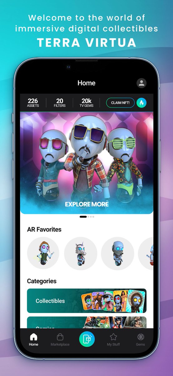 TerraFanClub's tweet photo. #RT @Terra_Virtua: We're super excited to share the FIRST LOOK of our BRAND-NEW iOS app! 📲🤩
Before you ask, it's coming real soon!! 👀
#NFTcommunity #NFTapp #NFTs #NFT #NFTcollectors #Metaverse #AR #app #NFTnews #NFTdaily #TVKcommunity $TVK #Digital… https://t.co/fIzlOO9wbH