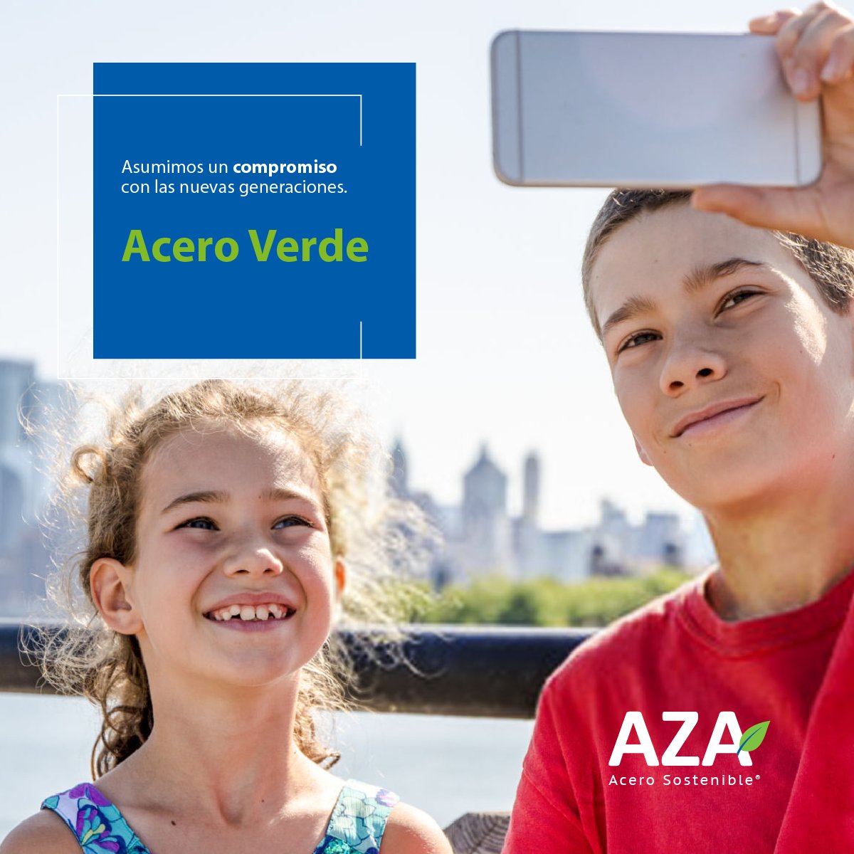 ¡El planeta lo estaba pidiendo, y en #AcerosAZA lo escuchamos!
Trabajamos día a día para que las nuevas generaciones disfruten de un mundo sostenible, por esta razón, utilizamos energías renovables para reducir nuestra huella de carbono.
Aceros AZA, Acero Verde para el planeta.