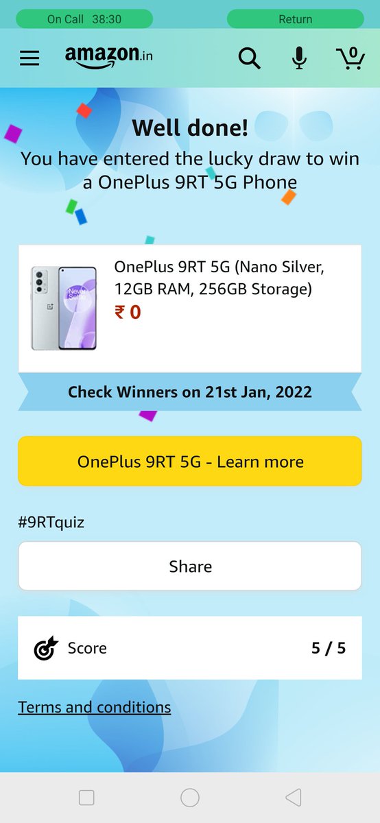 shaileshk65's tweet photo. @amazonIN 
@OnePlus_IN 
#AmazonMobileInsider 
#9RTquiz https://t.co/RUw0WWbXbV