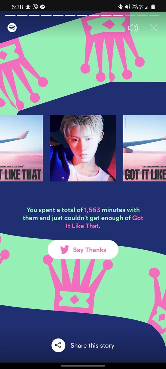 cldeiii's tweet photo. So happy with my Spotify's Wrapped! Thank you for 2021 @shxx131bi131 ! Here's to more years with you! 🔥🤍 https://t.co/AudNA1Welg