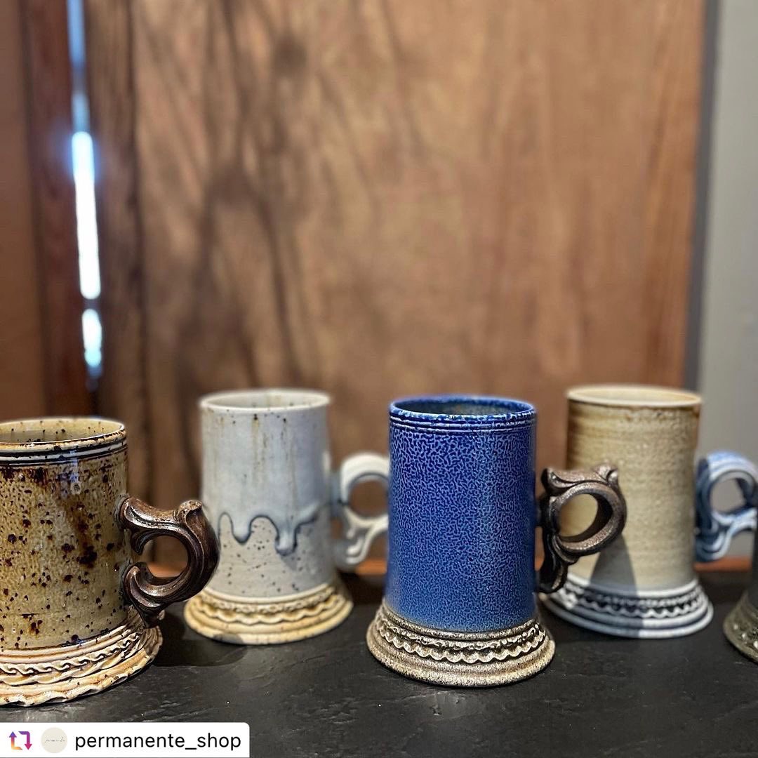 伊藤丈浩 ソーダ釉 マグカップ ポット スティーブハリソン風 益子 片口