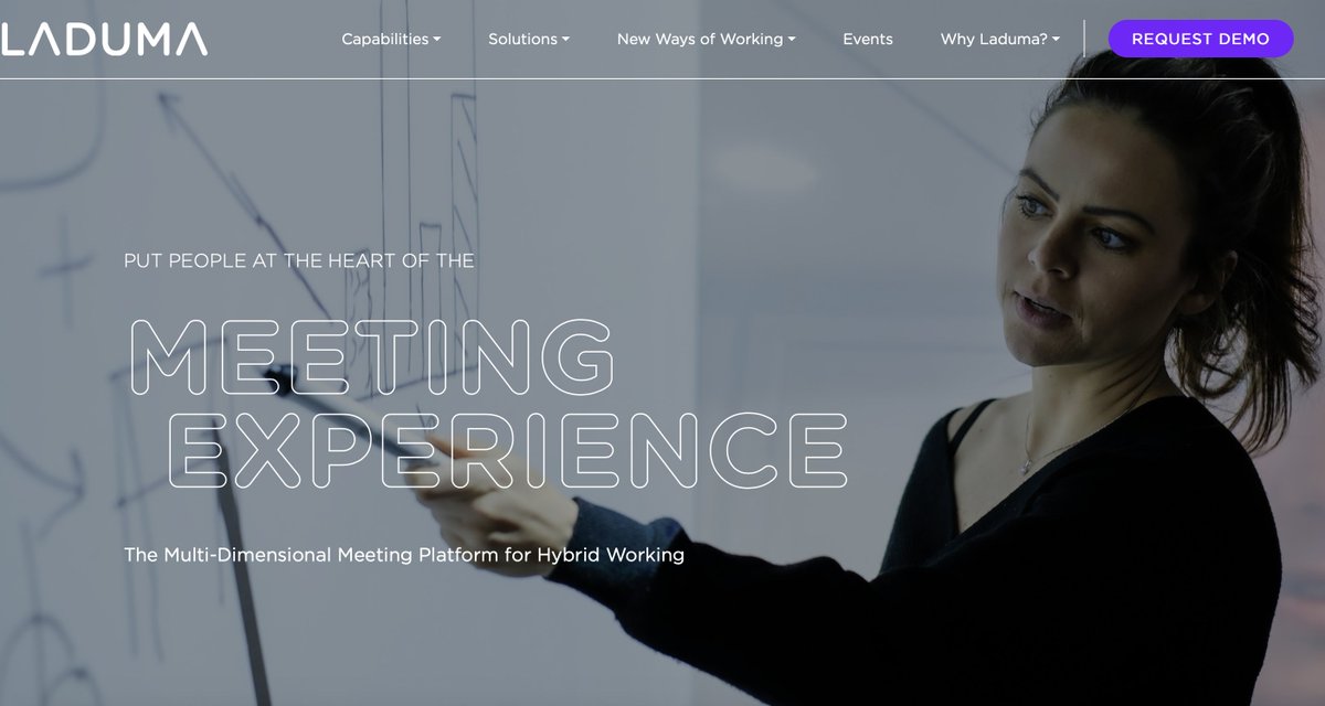 Want to put people back at the heart of hybrid working? To discover a better way to bring people together, visit our new website for insights on hybrid working and digital meetings and to see Laduma's full capabilities. 👇 laduma.com