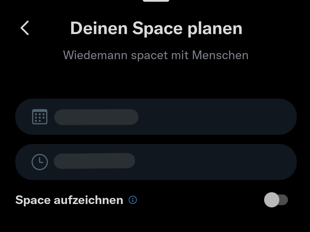 wiedemenschen's tweet photo. Endlich sind Spaces auf diesem Account möglich...🥳
Wer wäre am Start?
#WsmM #WirSindZurück #AlsoWennIhrWollt #Space #WiedemannSpacetMitMenschen https://t.co/2VNxS4fAjh