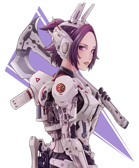 女性サイボーグ🤖

#イラスト #サイボーグ #絵
#illustration 
