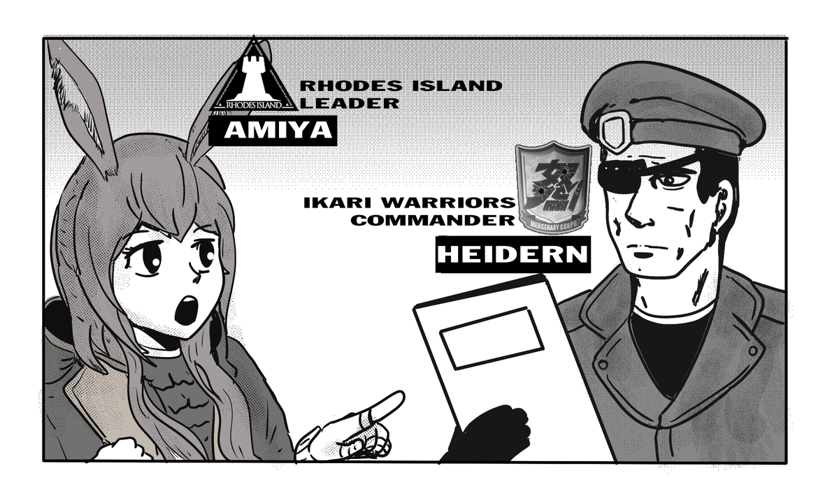 PotatoeZ252's tweet photo. First time using Clip Studio Pain 
god damn its so hard 
#Arknights 
#MetalSlug 
#thekingoffighter https://t.co/InAUmOARCQ