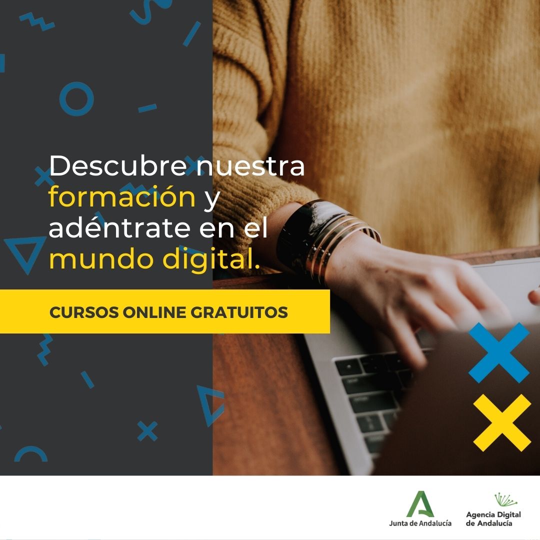 AndaluciaVuela's tweet photo. 📝 ¡Te ofrecemos nuestros cursos gratuitos para cumplir todos tus propósitos!

🖥️ Aprende a sacar partido a la tecnología y da tus primeros pasos en las profesiones del futuro.

📚 ¿Qué te propones aprender este nuevo año? Consulta el catálogo completo: https://t.co/4c5faQoHAy https://t.co/7PS6PB9JV2