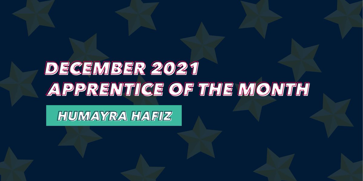 wearegft's tweet photo. We are delighted to announce the winner of our December 2021 #Apprentice of the Month award as...

🏆  Humayra Hafiz

Humayra is currently completing an Early Years Educator Level 3 #Apprenticeship with a leading Nursery.
 
#ApprenticeshipSuccess #ApprenticeSpotlight https://t.co/gxNg4osTE3
