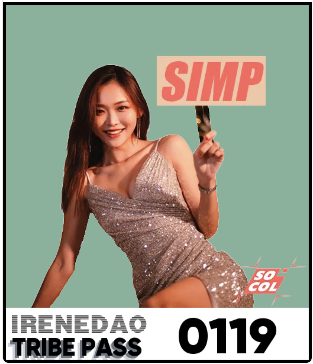Simplicity, Integrity, Meaning, Purpose.

Missed out on the free minting of IreneDAO NFT? I'm giving away 1 at midnight. All you need to do is retweet and follow <a href="/socol_io/">SO-COL 🚀</a> &amp; <a href="/0xIreneDao/">IreneDAO</a>. I will be working with DAO members to empower creators and their communities. LFG!👏🏻🤩
