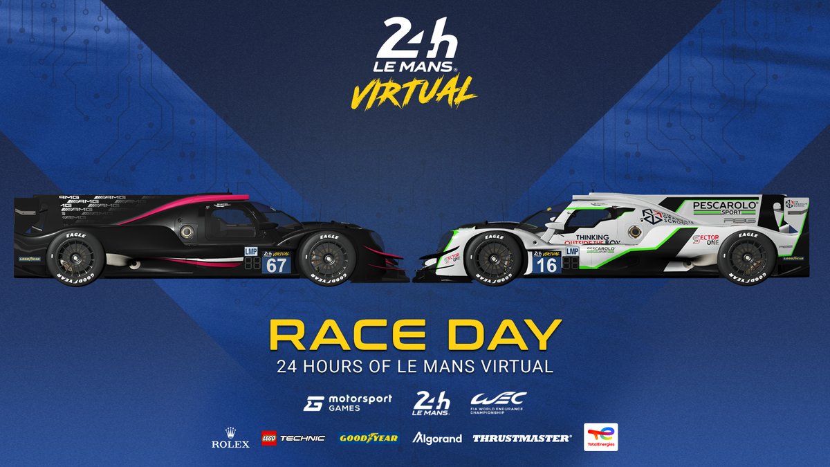 LeMansVirtual's tweet image. It's finally here... It's RACEDAY!! 🇫🇷
Can you tell.. We are excited! We hope you are too?

A little tease of some of the new liveries we will see at Le Mans this weekend. 

We can't wait to see the Mercedes and Pescarolo machines along with the other 48 cars!

#LeMansVirtual