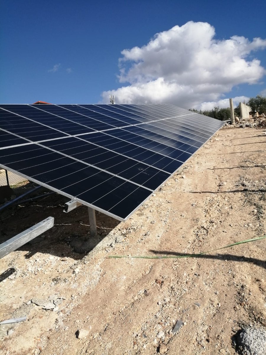 DPESOLAR's tweet photo. DPE Group and EFTA Energy started the installation of 1 megawatt of the photovoltaic power station in Ramallah, Palestine. Total is 10 megawatts.
#photovoltaicpowerstation #solarpark #solarfarm #solarpowerplant
#DPEGroup #EFTA #Ramallah #Palestine https://t.co/GgSsZ0J8HU
