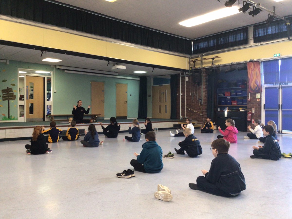 StPaulsPrimary1's tweet photo. A fabulous yoga session with @bexdances - thank you so much from 3HC! https://t.co/kWBBSjHhJF