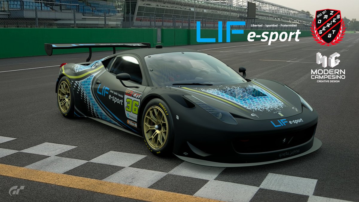 Modern_campe's tweet photo. No es rojo pero un @Ferrari siempre es un Ferrari indiferentemente de los colores que lo vistan. En este caso los del @LifeEsports1 para las @DmzSeries 
#gas https://t.co/jRz0zPTG91