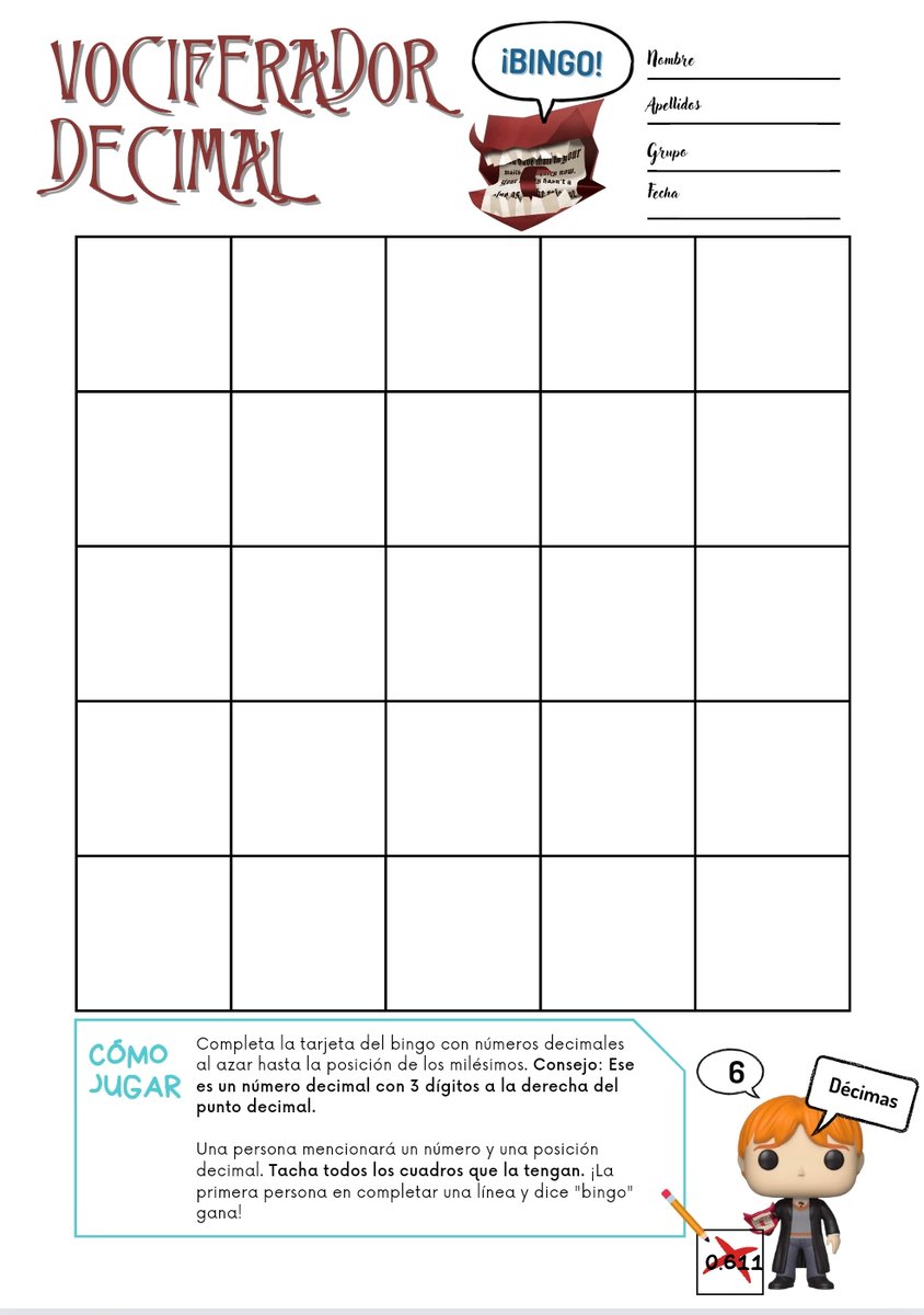 Yanoteajunt0's tweet photo. Vociferador decimal. Plantilla @canva que encontré y adapté a mi temática de este curso #hogward .
Os dejo el enlace a la plantilla
https://t.co/1DeI9QlF3M https://t.co/gH59XL8ApL