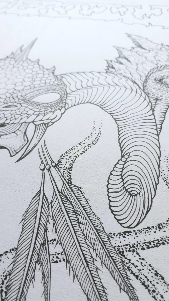 Sub_Vision_Art's tweet photo. Few more photos of the 'Soul Taker' ink drawing for @LacertiliaUK band.

#lacertilia #subliminalvision #subliminalvisionart https://t.co/ufPjeLUOxR