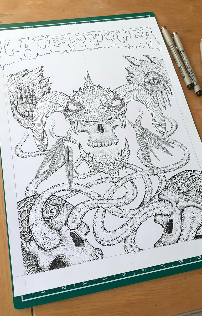 Sub_Vision_Art's tweet photo. Few more photos of the 'Soul Taker' ink drawing for @LacertiliaUK band.

#lacertilia #subliminalvision #subliminalvisionart https://t.co/ufPjeLUOxR