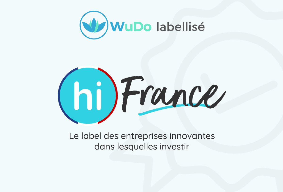 Nous sommes très heureux d'être labellisé Hi France, le #label des #entreprises #innovantes dans lesquelles investir. 😀

Merci à <a href="/Nuclear_Valley/">Nuclear_Valley</a> pour son accompagnement ! 🙏

#Hifrance #WuDo #Innovation #startup