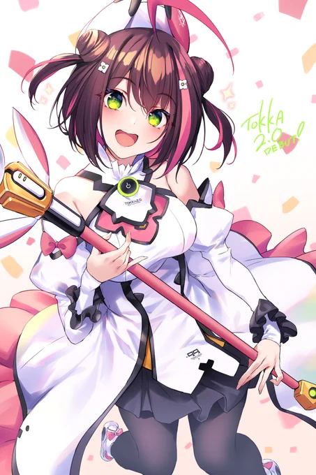 アンドロイドVTuber九十九トッカちゃん[@99tokka]の新衣装の開発を担当しました!ぽんぷ長製の新3Dボディと共にどうぞよろしくお願いいたします～～ 