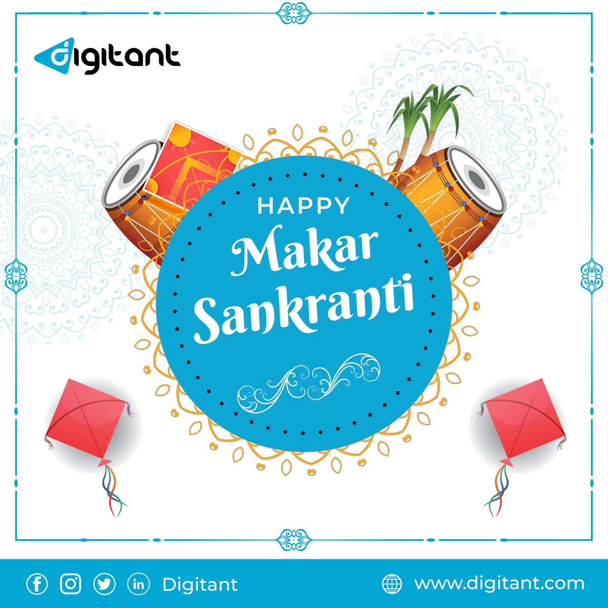 digitant's tweet photo. This Makar Sankranti, the first festival of the year, On this auspicious day as we celebrate the dawn of the harvest season, may all life get blessed with prosperity and eternal happiness. 

#MakarSankranti! #makarsankranti #sankranthi2022 #wishes #kitefestival https://t.co/UNedXlQvdA