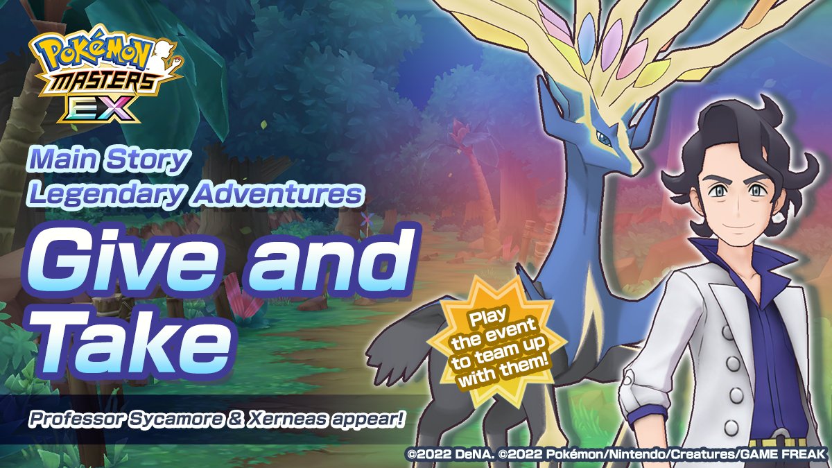 Pokémon Masters EX on Twitter "Give and Take has been added to