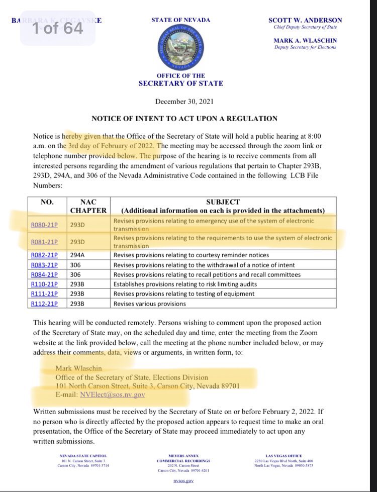 NVPatriotGirl's tweet photo. Tell @NVSOS @NVElect we do NOT want online voting! Save the integrity of our election systems. If people can stand in line for hours for #COVID19 testing, they can stand in line to vote. @GovSisolak #Election2022 #electionfraud @nomasknevada @BattlebornPats @RecallSisolak https://t.co/mAQg2ZSZ6f