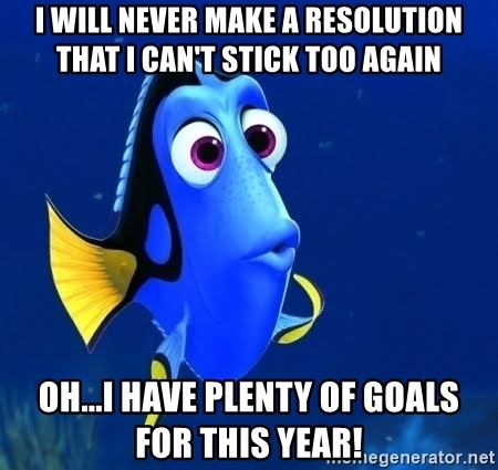 Have you been keeping to your resolutions that you made two weeks ago? We'd love to know how you are getting on with them. 🤔 
#Resolutions #Goals #Disney #Funny #Meme