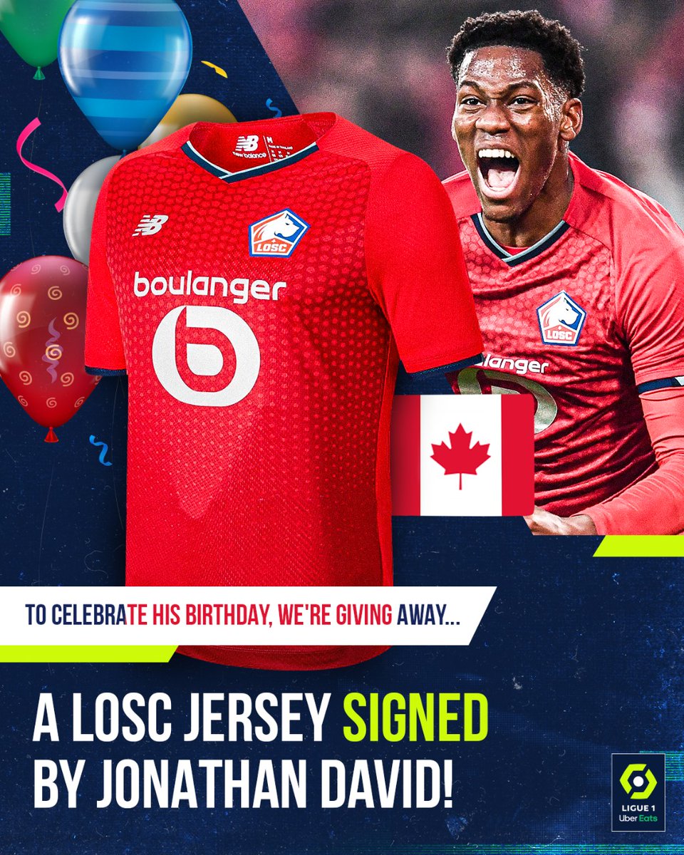 Ligue 1 English (@ligue1_eng) on Twitter photo π¨ Weβve got an AMAZING giveaway!
π¨π¦ To win a <a href="/LOSC_EN/">LOSC</a> x <a href="/itsJoDavid/">Jonathan David</a> jersey:
1οΈβ£ Follow <a href="/Ligue1_ENG/">Ligue 1 English</a> & <a href="/beINSPORTSUSA/">beIN SPORTS USA</a>
2οΈβ£ RT this post
One winner will be announced on Monday, January 17th, good luck! π¨ Weβve got an AMAZING giveaway!
π¨π¦ To win a <a href="/LOSC_EN/">LOSC</a> x <a href="/itsJoDavid/">Jonathan David</a> jersey:
1οΈβ£ Follow <a href="/Ligue1_ENG/">Ligue 1 English</a> & <a href="/beINSPORTSUSA/">beIN SPORTS USA</a>
2οΈβ£ RT this post
One winner will be announced on Monday, January 17th, good luck!