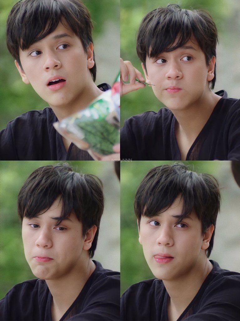 hourlyNNN's tweet photo. does the seaweed he eats make him so beautiful? 😵‍💫🖤 #BadBuddySeriesEP11 https://t.co/GFYocJ0aZh