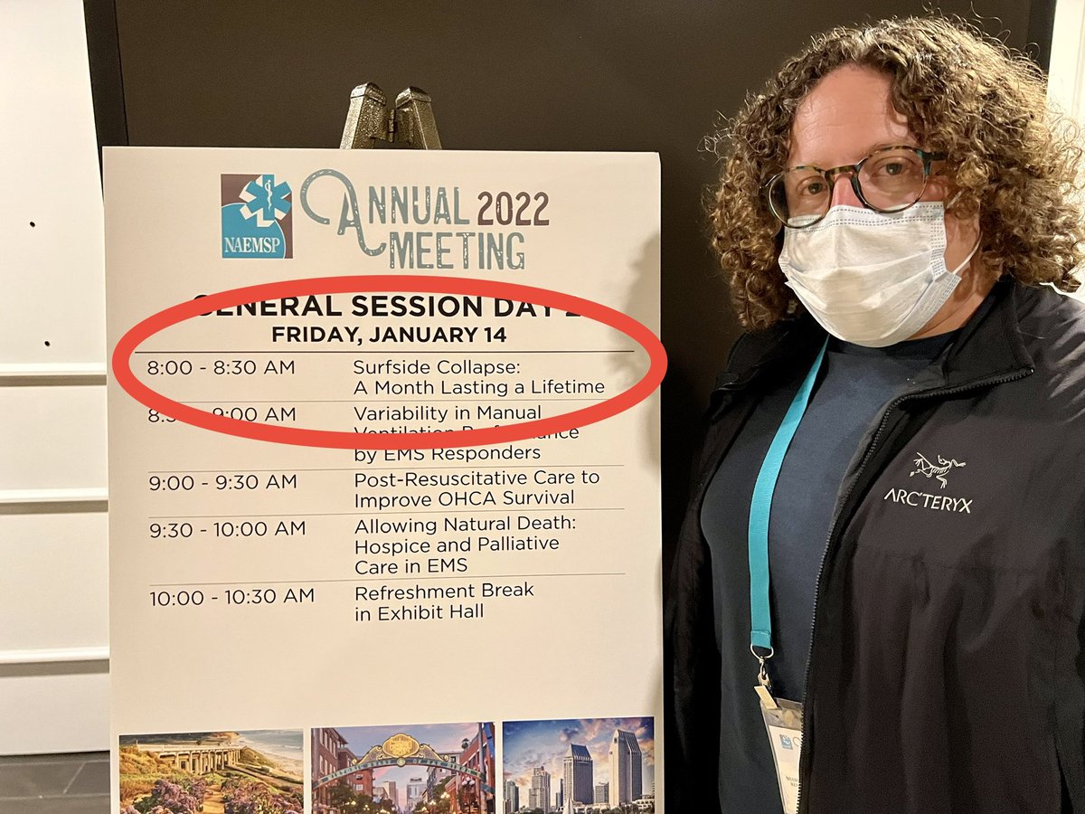 Excited to see #MD5 <a href="/benabo/">Ben Abo</a> (EX11) lecturing at the <a href="/NAEMSP/">NAEMSP</a> #NAEMSP2022 meeting on the #SurfsideCollapse operation which he served as medical director. Also very proud to see our #SafetyThird sticker displayed… the #Surfside operation was a safety third one for sure. Kudos Ben.