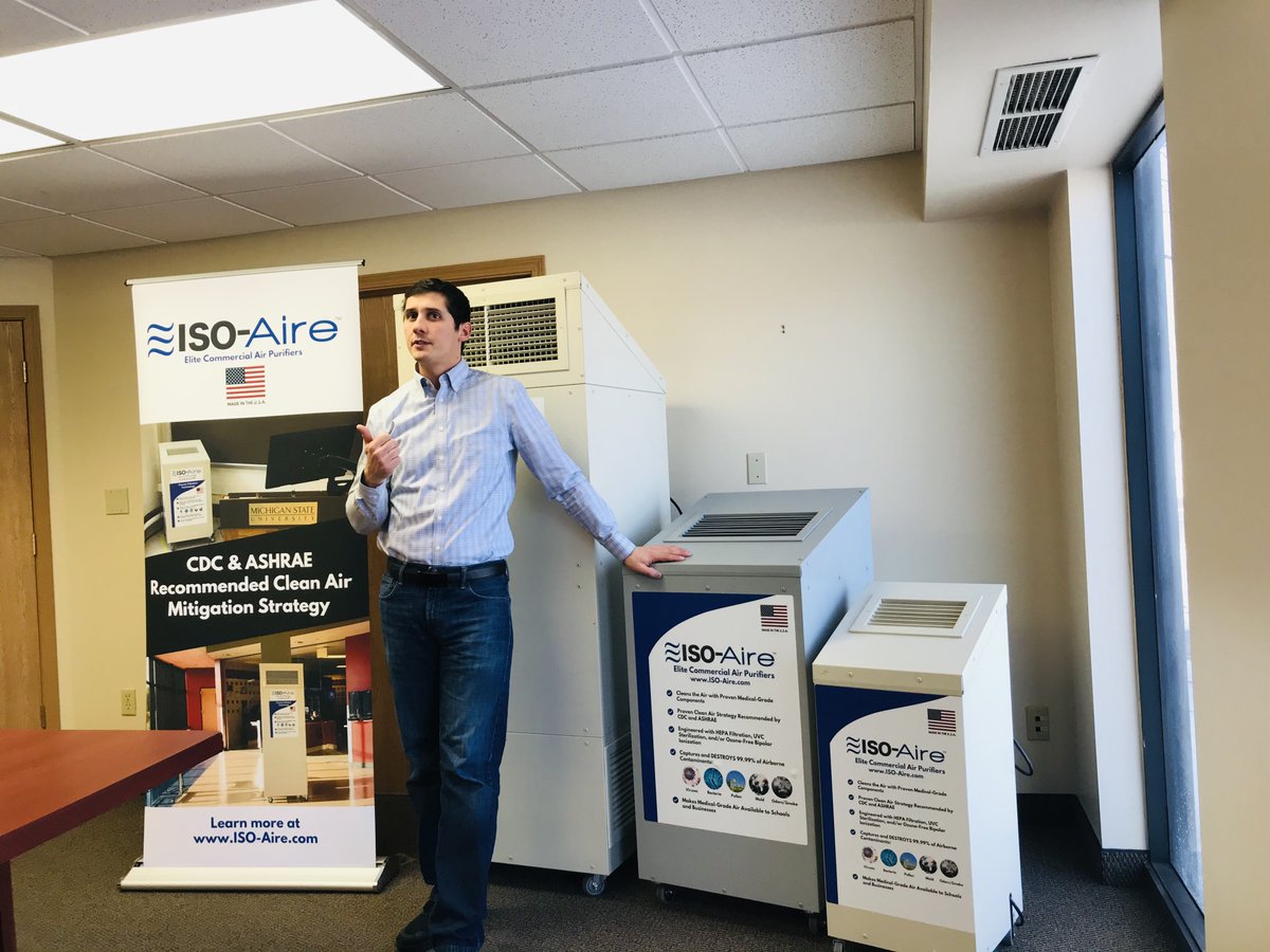 A long-life, commercial-grade #airpurifier saves significant money, time, and energy use. Watch our recorded #webinar to learn more: bit.ly/ISOAireROI 
Then, contact us for an #IAQ evaluation:  info@ISO-Aire.com 
#ROI 
#AirQuality 
#CleanAir
