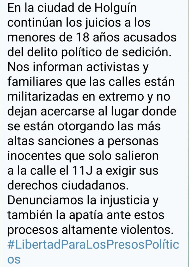 ArchipielagoCu's tweet photo. #LibertadParaLosPresosPoliticos https://t.co/MUqZURAgha