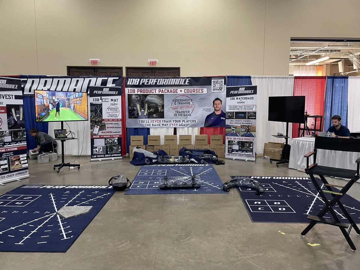 🔥Demos and presentations at the booth today!! <a href="/THSBCA/">THSBCA</a> 

11am 
2pm 
4pm 

ALL ABOUT WAYS TO ASSESS, TRAIN, AND GET RESULTS THAT TRANSFER TO THE FIELD FOR YOUR PLAYERS AND HOW TO DO IT IN A TEAM SETTING💯

Come by the booth!