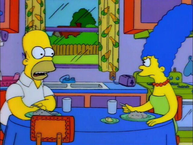 “I guess we could get more involved in Bart’s activities, but then I’d be afraid of smothering him.”
“Yeah, and then we’d get the chair.”
“That’s not what I meant.”
“It was, Marge, admit it.”